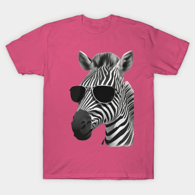 Cute Zebra T-Shirt by Basunat